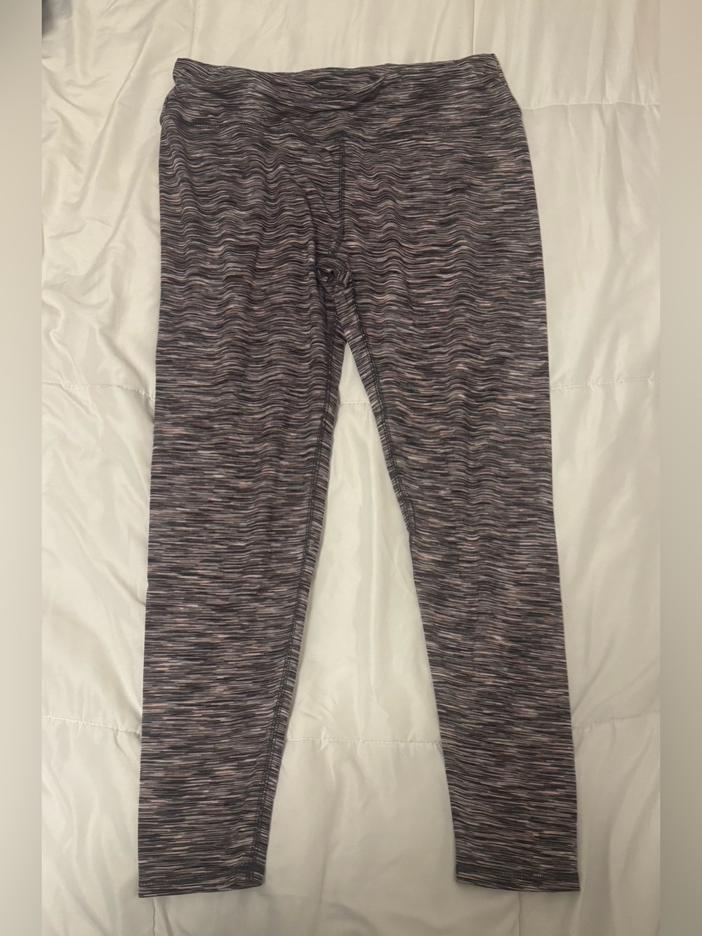 RBX Ladies Gray Space-Dye Active Leggings sz xl